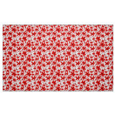 Tissu Fleurs florales rouges (Fat Quarter)