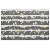 Tissu Fleurs gaies blanches (Fat Quarter)