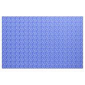 Tissu Fleurs hawaïennes bleues de ketmie (Yard)