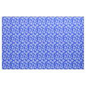 Tissu Fleurs hawaïennes bleues de ketmie (Fat Quarter)