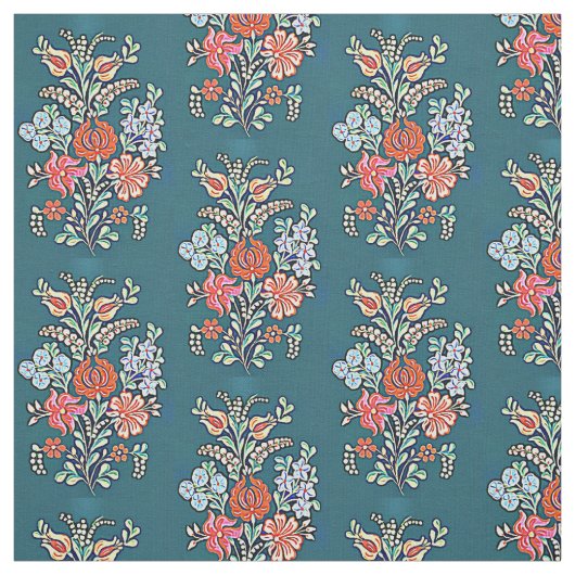 Tissu Fleurs hongroises (Échantillon)