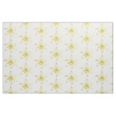 Tissu Fleurs jaunes (Fat Quarter)
