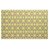 Tissu fleurs joyeux jaune arrière - plan (Yard)