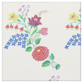Tissu Fleurs Kalocsa (Détail)