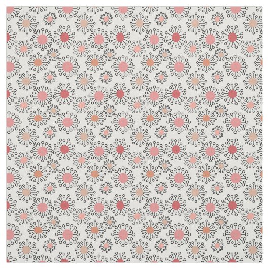 Tissu Fleurs MCM  (Échantillon)