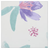 Tissu Fleurs mignonnes à main violet motif (Échantillon)