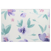 Tissu Fleurs mignonnes à main violet motif (Fat Quarter)