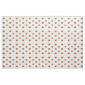 Tissu Fleurs modernes du milieu du siècle Orange (Yard)