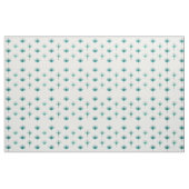 Tissu Fleurs modernes du milieu du siècle Turquoise (Yard)