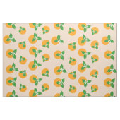 Tissu Fleurs oranges (Yard)