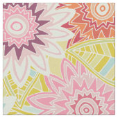 Tissu fleurs printanières (Fermer)