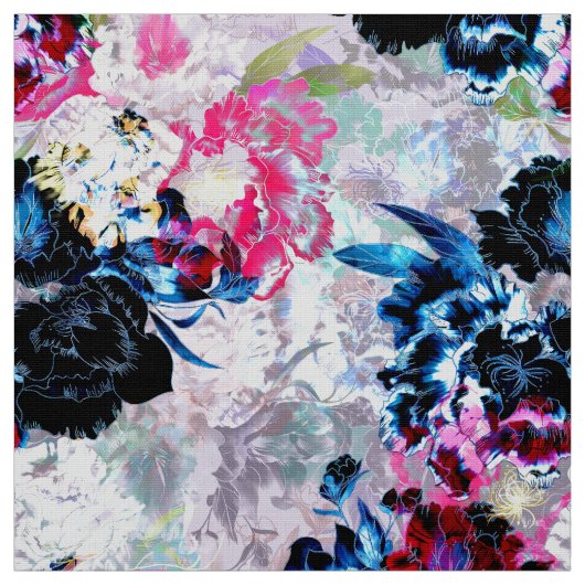 Tissu Fleurs_Queen2021EB (Échantillon)