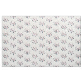 Tissu Fleurs rose et gris Aquarelle classique (Yard)