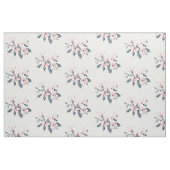 Tissu Fleurs rose et gris Aquarelle classique (Fat Quarter)
