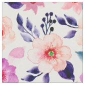 Tissu Fleurs roses (Fermer)