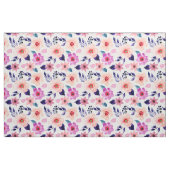 Tissu Fleurs roses (Fat Quarter)