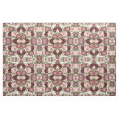 Tissu Fleurs roses chics de roses de Bourgogne de pays (Yard)