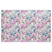 Tissu Fleurs roses et orchidée (Fat Quarter)
