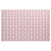 TISSU FLEURS ROSES FLORALES (Yard)