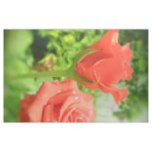 Tissu Fleurs Roses romantiques (Yard)