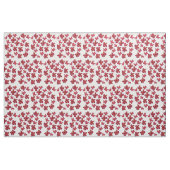 Tissu Fleurs rouges (Fat Quarter)