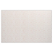 Tissu Fleurs rouges blanches et vertes (Yard)