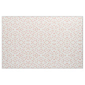 Tissu Fleurs rouges blanches et vertes (Fat Quarter)