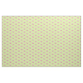 Tissu Fleurs rouges en vert (Fat Quarter)