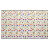 Tissu Fleurs sauvages colorés dans un champ (Yard)