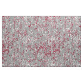 Tissu Fleurs sauvages de Bourgogne moderne sur Grey (Yard)