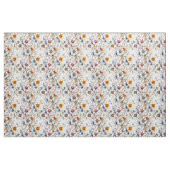 Tissu Fleurs sauvages en blanc (Fat Quarter)
