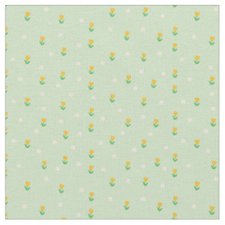 Tissu Fleurs sucrées coton peint (largeur 56")