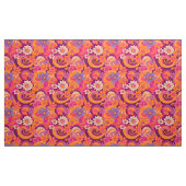 Tissu fleurs Super rétro (Yard)