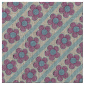 Tissu Fleurs texturées (rose/bleu) (Fermer)