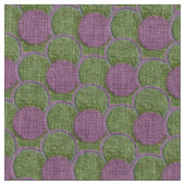 Tissu Fleurs texturées vertes et roses (Fermer)