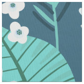 Tissu Fleurs tropicales et motif feuille (fermé)