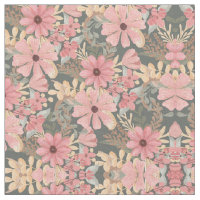 Fleurs vertes rose Sage Laisser Motif Aquarelle