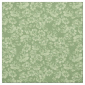 Tissu Fleurs vertes vintages Florales (Échantillon)