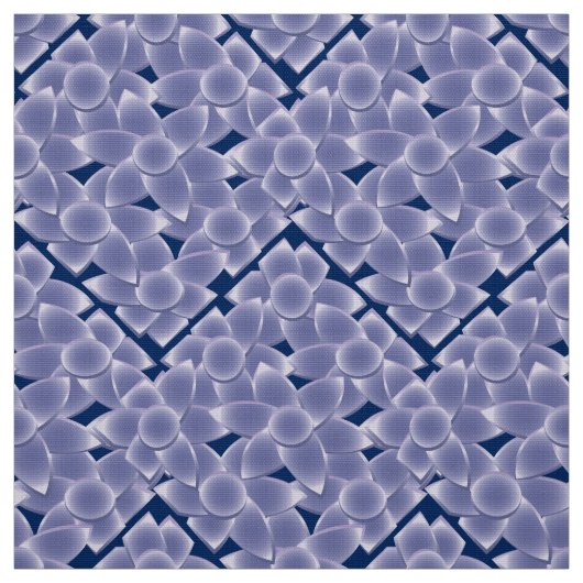 Tissu Fleurs violettes (Échantillon)