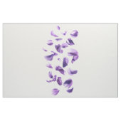 Tissu fleurs violettes (Yard)