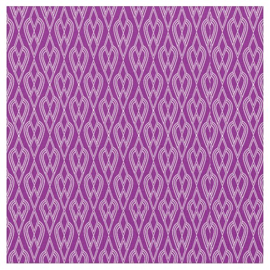 Tissu Fleurs violettes Art Déco (Fermer)