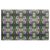 Tissu Fleurs violettes Fuchsia (Fat Quarter)