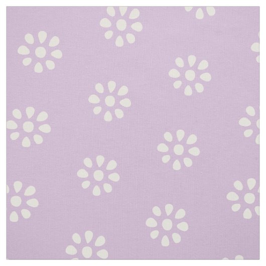 Tissu Fleurs violettes Lilac Boho Motif esthétique (Échantillon)
