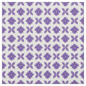 Tissu Fleurs violettes sur fond clair (Échantillon)