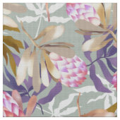Tissu Fleurs Wlid Protea Grey (Fermer)