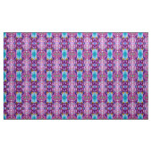 TISSU FLEUVE MORTE BLANCHE, AILES PURPLES ROSE BLEUE (Yard)