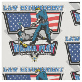 Tissu Flics et voleurs (Fermer)