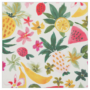 Tissu FLINGERINGO FRUITS Fruit Motif Tropical gras