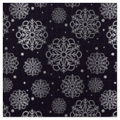 Tissu Flocon de neige argenté avec écailles de poisson m (Fermer)
