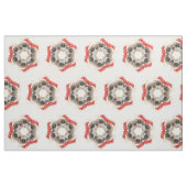 Tissu Flocon de neige de Noël (Fat Quarter)
